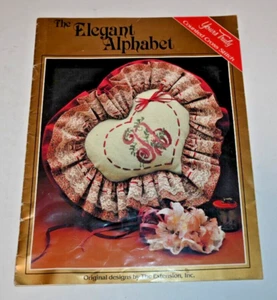 The Extension Counted Cross Stitch Pattern Booklet The Elegant Alphabet - Picture 1 of 7