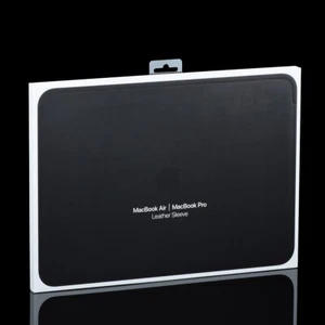 ¡¡EN VENTA!! Funda de cuero Apple para MacBook Pro 13 Air 13 - negra - Imagen 1 de 4