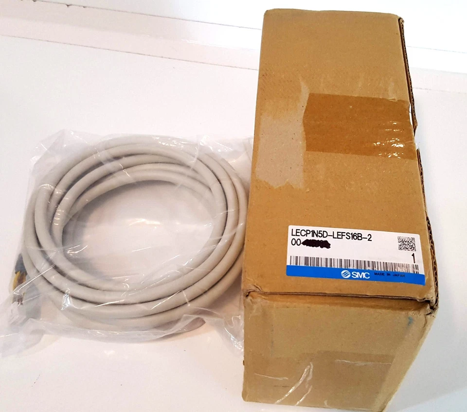 New SMC LECP1N5D-LEFS16B-200 electric actuator controller NPN 24VDC - Image 1 of 4