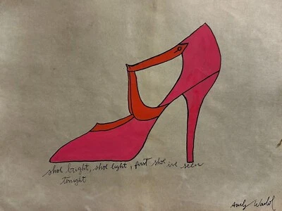 Certificado de autenticidad Andy Warhol arte dibujo pintura vintage original firmada estampada Foto 1 de 4