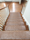 Stair Treads Carpet Non Slip Cleaning Machine Washable, Shaggy Glitter 22x67cm