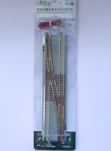 Kato 20-230 UNITRACK #4 Single Crossover Turnout 248mm Left N Scale - Picture 1 of 2