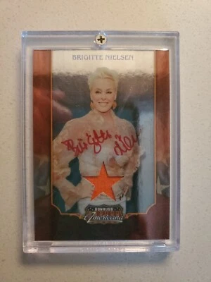 Brigitte Nielsen 2009 Donruss Americana 亲笔签名穿斯沃琪 #56 #d/100 Rocky 4 — 第 1/4 张图片