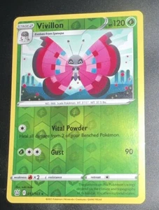 2021 Pokemon TCG Vivillon #013/163 SW+SH Battle Styles Rare Reverse Holo NM - Bild 1 von 3