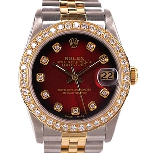 Rolex Datejust Two Tone SS 18K Yellow Gold Jubilee Diamond Bezel 68273 - Picture 1 of 8