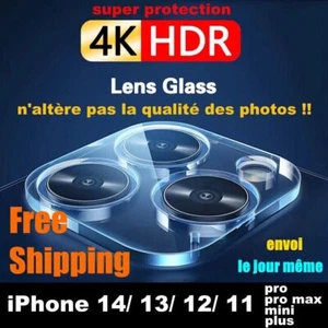 Verre Camera Photo iphone 11 12 13 14 15 Case Cover Rear Lens glas glass Vetro - Photo 1 sur 6
