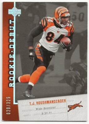 2006 Upper Deck Rookie Debut T.J. Houshmandzadeh /325 #21 - Image 1 of 2