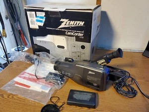 ZENITH VM6190 VHS-C Video Camera Bundle. Working. READ - Picture 1 of 12