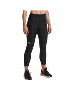 Nuevo con etiquetas Legging Under Armour Tobillo Alto Para Mujer M Negro Poliéster Sólido Logo Pull On - Imagen 1 de 2