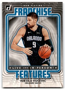 Nikola Vucevic 2020-21 Panini Donruss Franchise Features #22 Orlando Magic