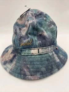 HERSCHEL Ivy Green Watercolor COOPERMAN Cotton Bucket Hat S/M NWT - Picture 1 of 6