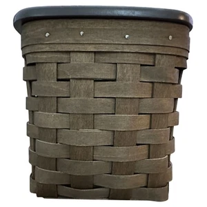 Longaberger großer Taschentuchkorb mit Deckel dunkelbraun selten 2006 DW Signatur - Bild 1 von 7
