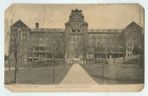 1911 PC Girls Dormitory Mansfield State Teachers College PA Areoplane Wreck Note - Picture 1 of 3
