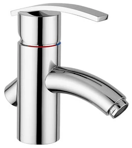 Miscelatore lavabo design rubinetto lavabo bagno cromato qualità rivenditore - Foto 1 di 2