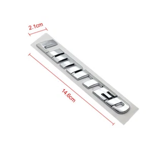 Metal Limited Edition Chrome Luxury Sport Car Emblem Badge Trunk Decal Sticker - Picture 1 of 6