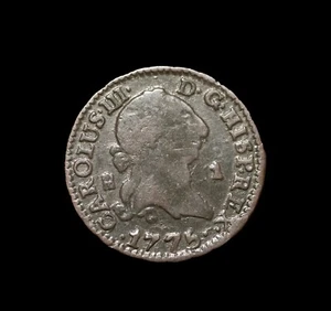 Moneda Carlos III-1775, Segovia. Calicó 1930 - Picture 1 of 3