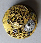 Mouvement de montre gousset de poche à coq LUC BENFON London 18e siècle watch