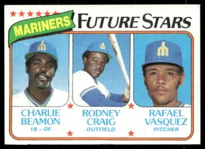 Mariners Future Stars (Charlie Beamon/Rodney Craig/Vasquez) 1980 Topps #672 - Bild 1 von 2
