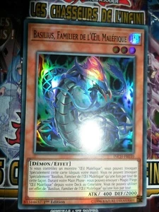 YU-GI-OH! SUPER RARE BASILIUS FAMILIER DE L'OEIL MALEFIQUE INCH-FR030 NEUF ED 1 - Picture 1 of 1