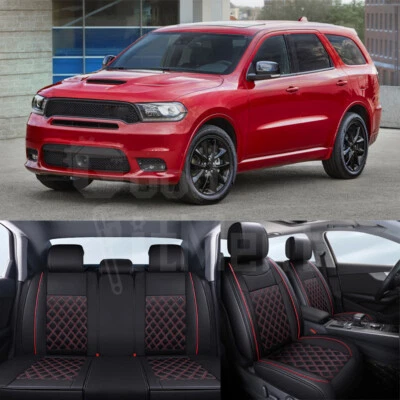For Dodge Durango 2000-2024 Car Seat Covers Full Set 5-Seat Front Rear Cushion - Image 1 of 4