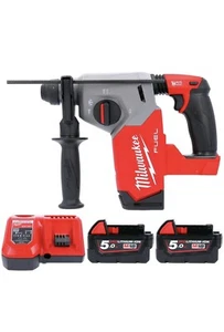 Milwaukee M18FH 18V Cordless FUEL SDS Plus Hammer Drill With 2 x 5.0Ah - Picture 1 of 8