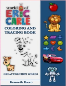 ihero - World of Coloring And Tracing Book - Great For First Words - L555z - Picture 1 of 1