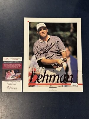 Foto brillante firmada por Tom Lehman PGA golfista 8x10 autenticada por JSA Foto 1 de 2