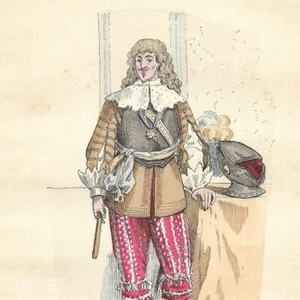 Gaston d'Orléans - Chef des armées sous Louis XIII - Gravure de presse 1880 - Picture 1 of 2