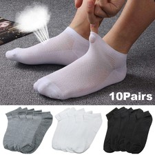 5/10 Pares De Meias Cano homens corte baixo Verão Casual Esporte da tripulação meias de algodão mescla
