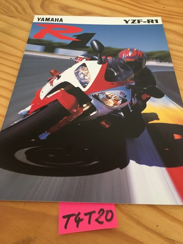 Yamaha YZF-R1 1000 R1 YZF Prospecto Moto Catálogo Folleto - Imagen 1 de 1