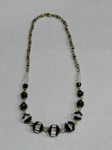 Antique Cut Glass Necklace - Picture 1 of 6