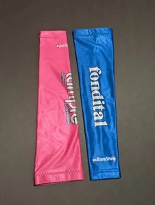 NOS Santini Lampre Fondital Team Cycling arm warmers L - Picture 1 of 4