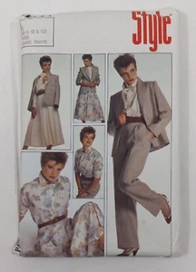 Style 1985 Sew Pattern #4541 Jacket Shirt Skirt Trousers Size 8-12 Uncut Vintage - Picture 1 of 2