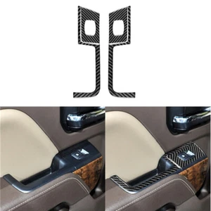 Carbon Fiber Rear Door Window Control For Silverado GMC SIERRA 2014-2018 Type B - Picture 1 of 13