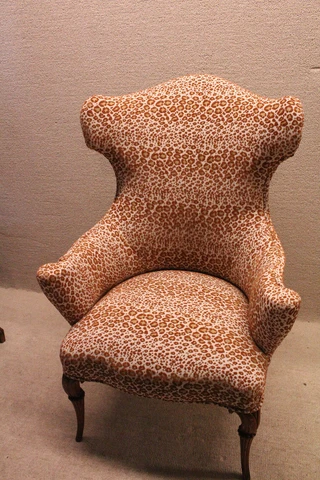 Regency Fireside Bedroom Living Room Chair Newly Upholstered & Restored Cover