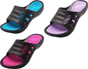 Sandali da doccia Norty estivi comodi casual slide cinturino piatto scarpe slip on - Foto 1 di 22