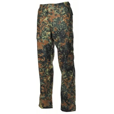 MFH Pantaloni uomo militari esercito americano caccia pesca BW camo - Immagine 1 di 4