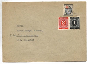 DEUTSCHLAND BIZONE lokaler gebrauchter Brief RANDEGG - Bild 1 von 1