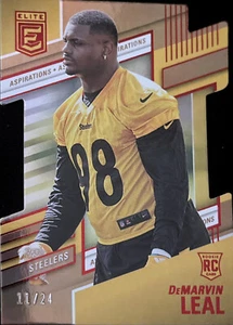 2022 Donruss Elite Aspirations Die Cut 11/24 #150 DeMarvin Leal Rookie Steelers - Picture 1 of 1