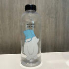 Cute Panda Bear Cup 1000ml Water Bottle Straw Transparent Water Bottle Drinkware