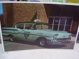 1958 CHEVROLET SUBURBAN CAB CO. GLENSIDE PA 11 X 17 PHOTO PICTURE - Picture 1 of 1