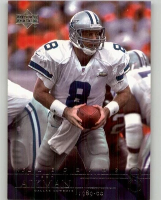 2001 Upper Deck Legends Troy Aikman #21 Dallas Cowboys - Image 1 of 2