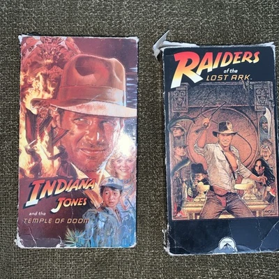 Paramount Indiana Jones and the Raiders of the Lost Ark VHS Tapes (2 VHS Lot) - Image 1 of 3