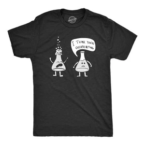 Camiseta Para Hombres I Think You're Exagerando Divertida Ciencia Experimento Laboratorio Nerd - Imagen 1 de 9