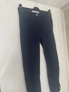 Animo Blue/Black Full Seat breeches UK size 8/IT42 - Picture 1 of 9