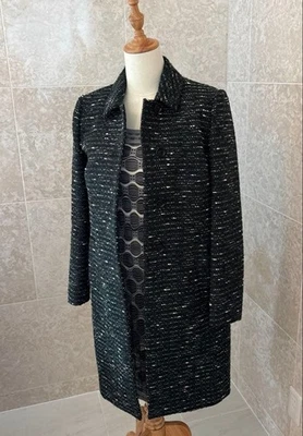 Abrigo Largo Missoni Mujer M Mezcla Lana Color Verde Oscuro Lujo Único Elegante ITA Foto 1 de 4