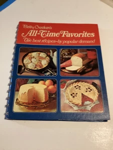 Vintage Betty Crocker’s All-Time Favorites Cookbook Spiral Bound 1st Print 1971 - Foto 1 di 23