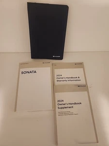2024 Hyundai Sonata Owners Manual w/ supplements & case - Free US Shipping - Picture 1 of 3