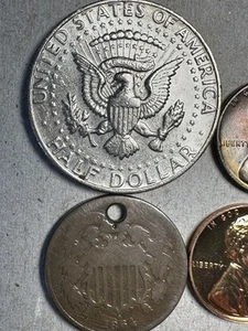 Missing FG initials on 1982 Kennedy Half Dollar,2 Cent Coin,Proof Coin Toning - Picture 1 of 23