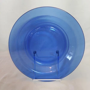 6 Arcoroc France Vintage Blue Shallow Bowl Plate 8.5” Diameter By 1” Deep READ - Picture 1 of 7